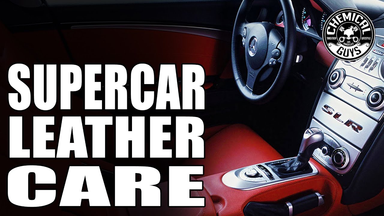 Supercar Leather Care - McLaren Merdedes-Benz SLR - Chemical Guys
