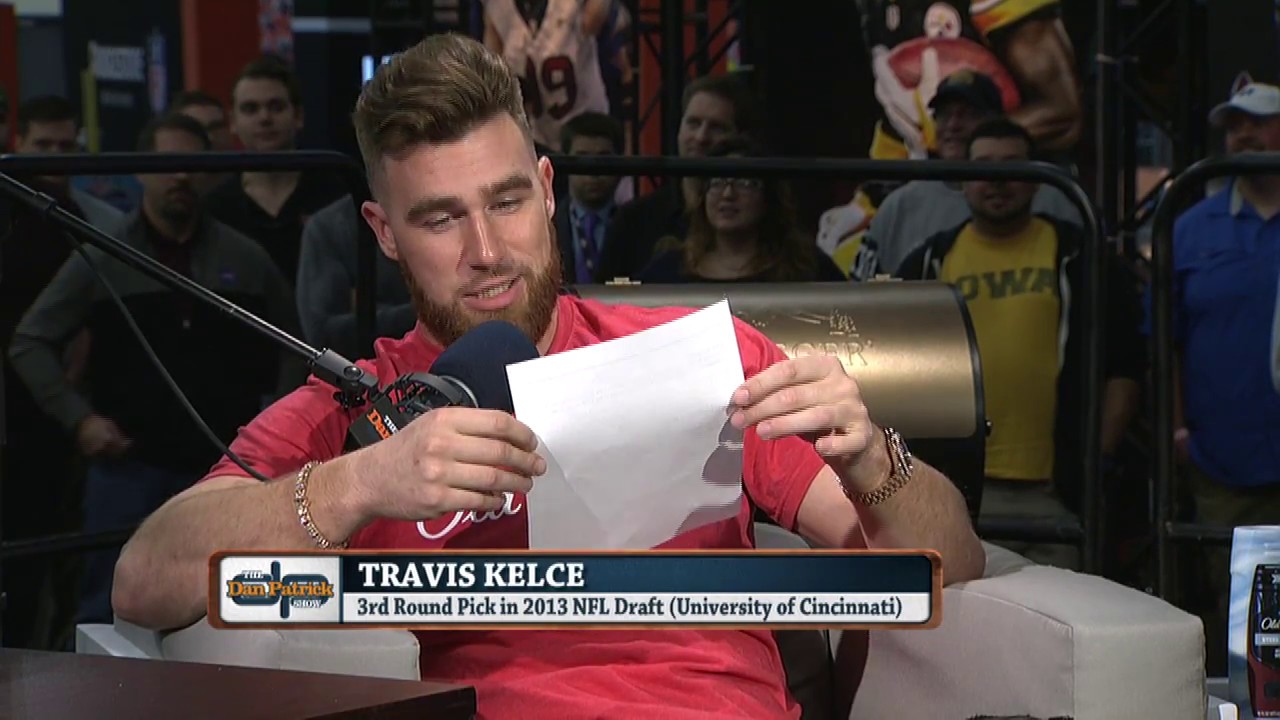 Travis Kelce Reads His Negative Draft Profile - 1/31/17