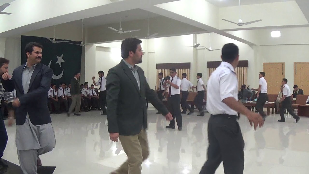Attan dance at Cadet Mess  Cadet College Spinkai