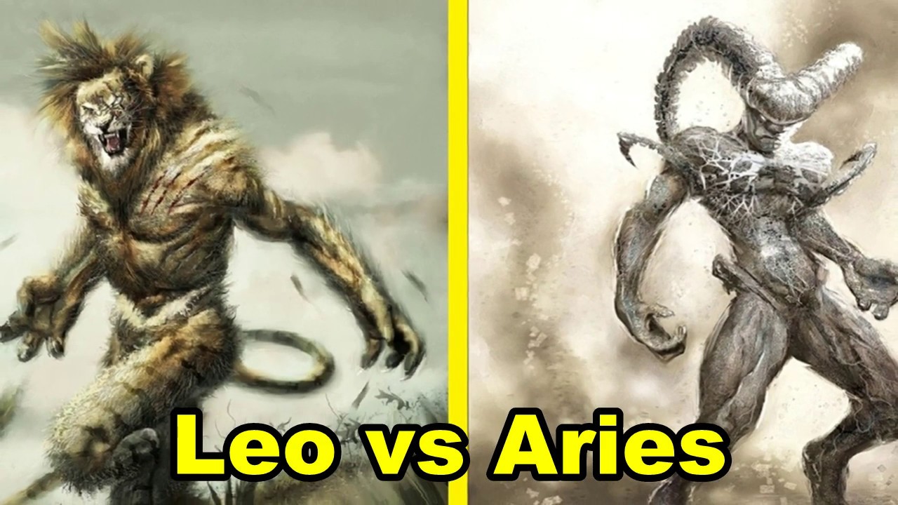 LEO vs ARIES, ¿quién es el más fuerte? signo poderoso zodiaco