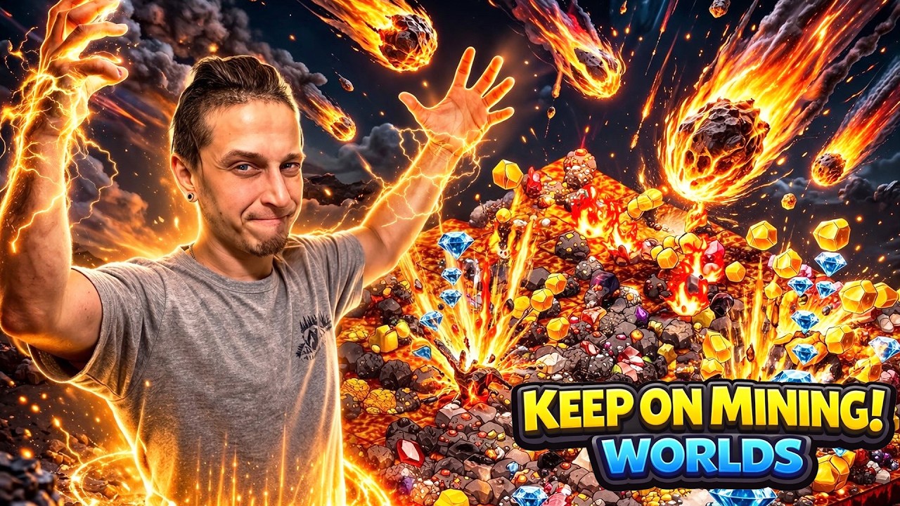 🔥 ОТКРЫВАЕМ ВУЛКАНИЧЕСКИЙ МИР! | Keep on Mining! - Worlds #4