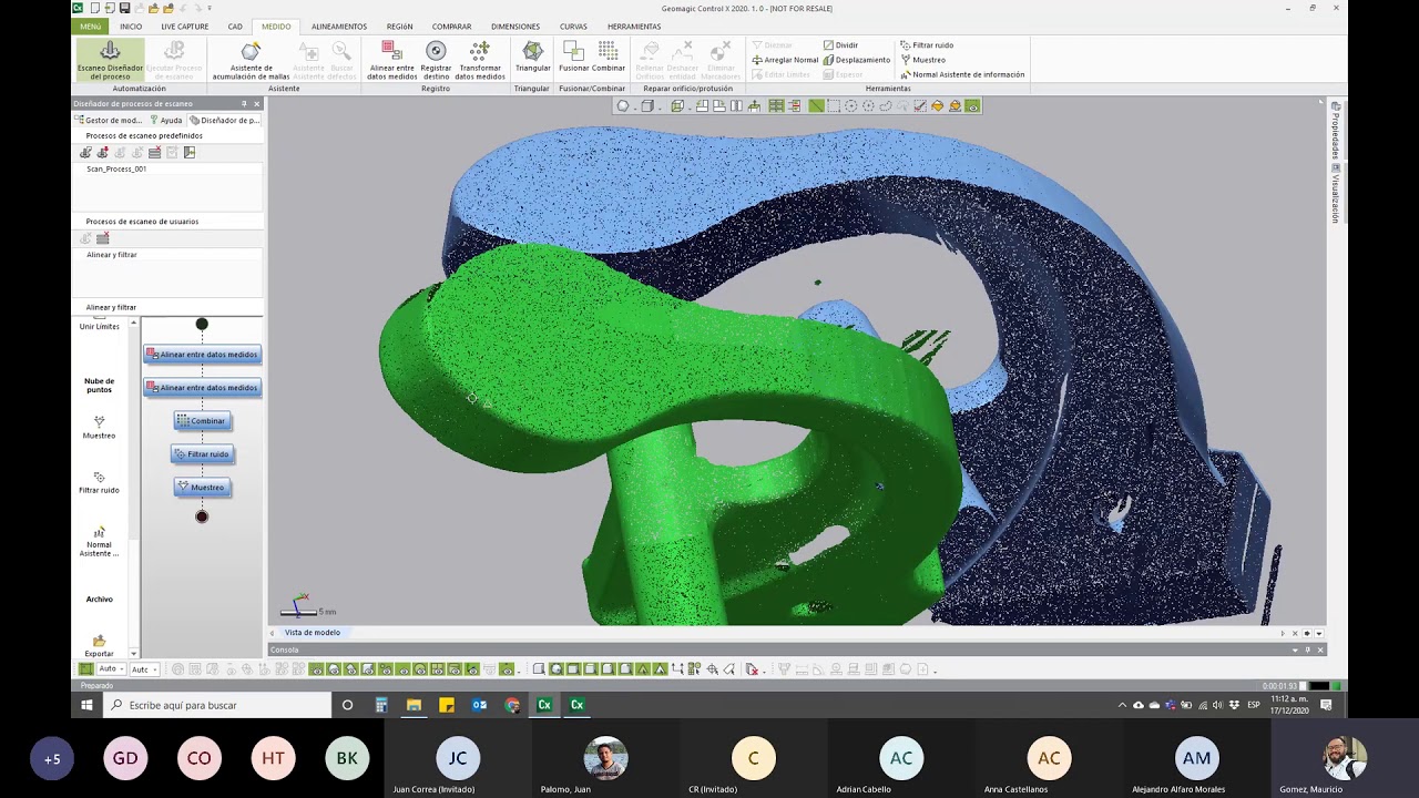 Geomagic Control X | Proceso de escaneo