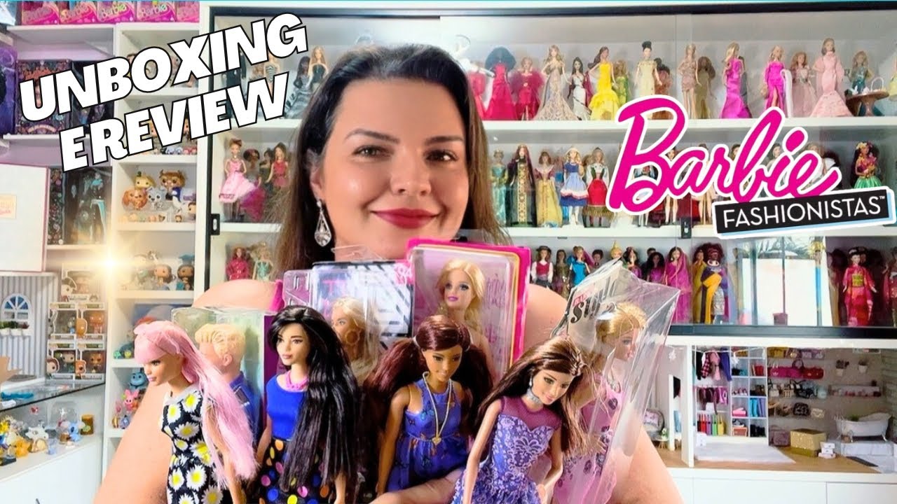 Unboxing e Review de algumas Barbie Fashionista de 2013 a 2024 #barbie #unboxing #barbiefashionistas