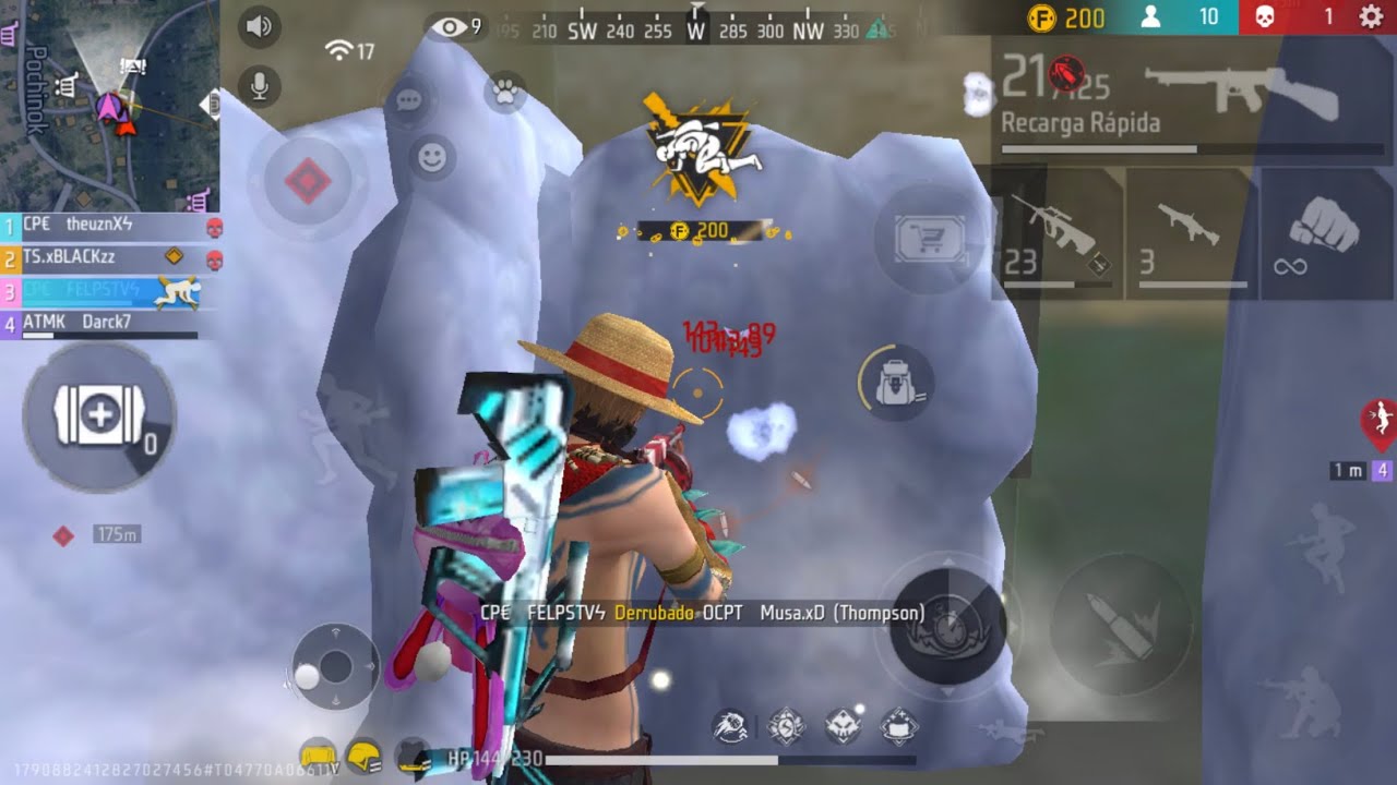 HIGHLIGHTS EM CAMPEONATO🤯🇧🇷IPHONE 8plus FREE FIRE