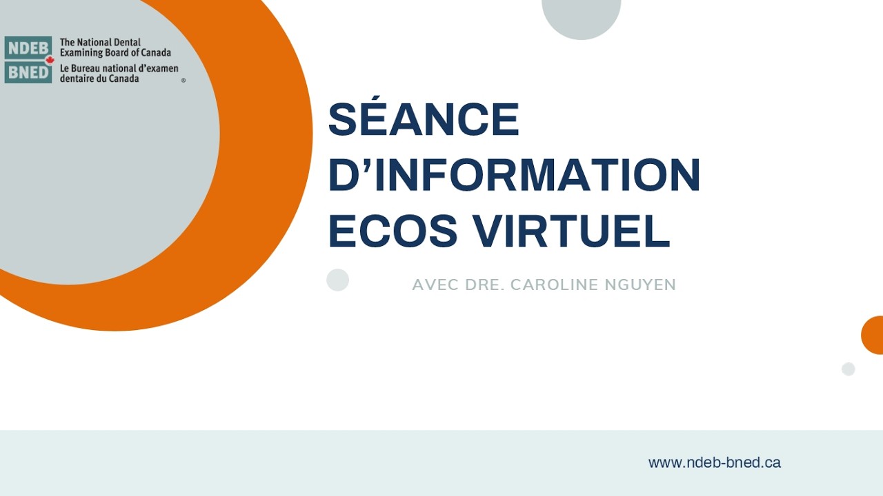 Séance d'information ECOS Virtuel 2026