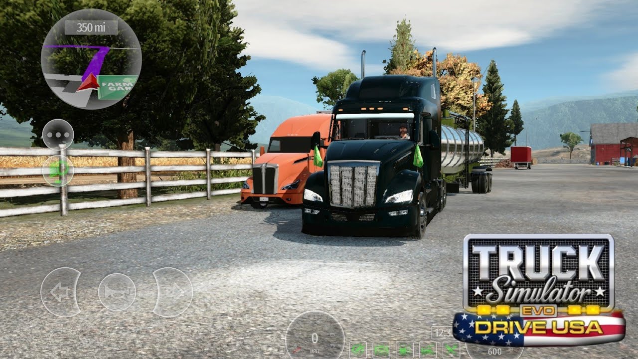 TRUCK SIMULATOR DRIVER USA : EVO - PRIMEIRA VIAGEM COMPLETA NO TRANSPORTE DE RESÍDUOS RECICLÁVEIS 