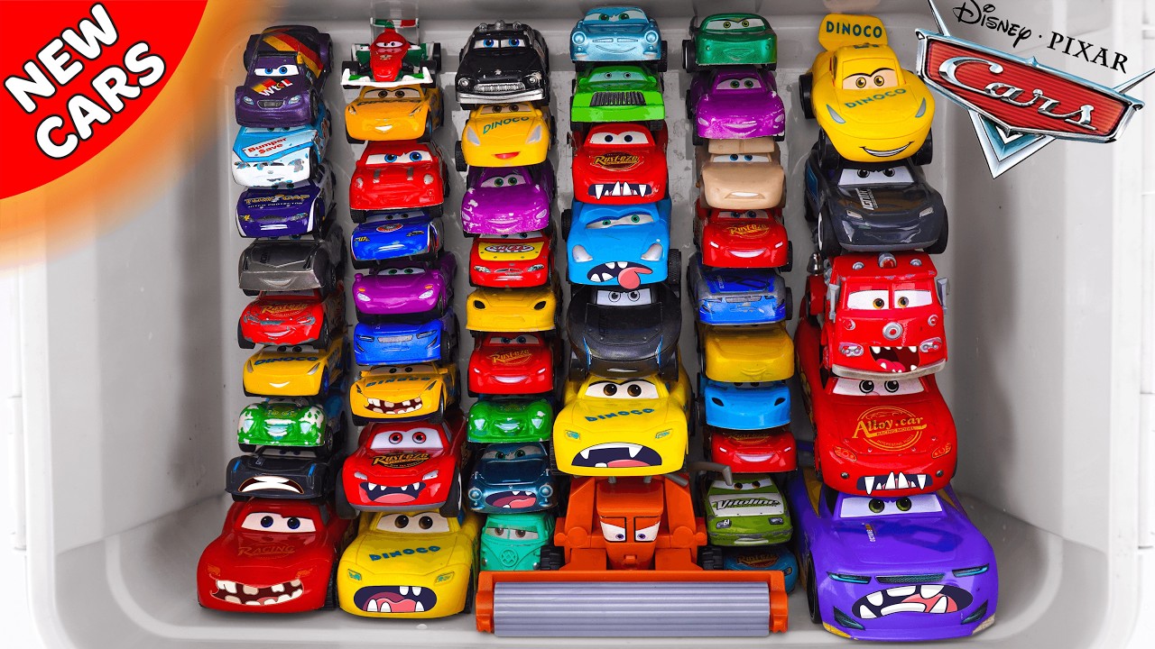 Disney Pixar Cars Unboxing Review | Disney Cars Lightning McQueen Garage Toy Playset