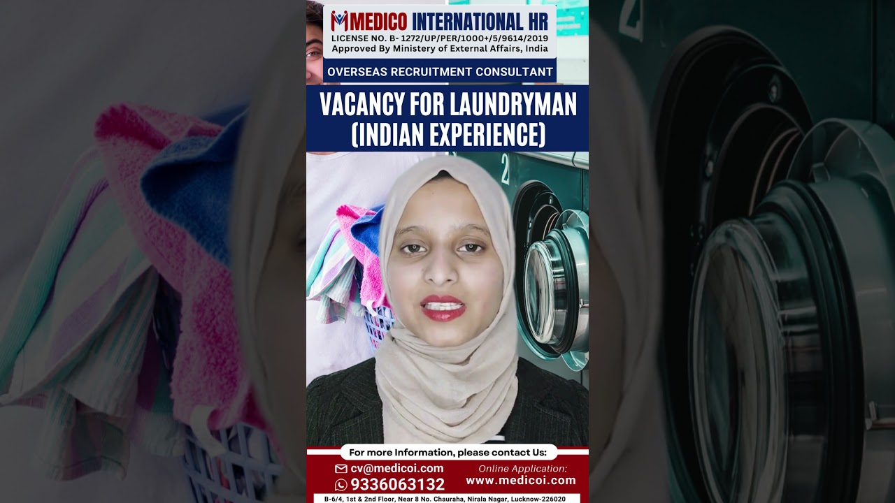 Laundry Man - Indian Experience, Oman Jobs, saudi jobs, gulf job, Work Permit Visa | Employment Visa