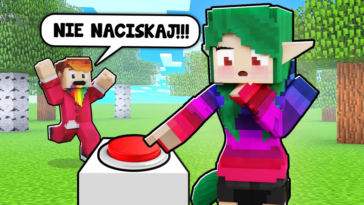NIE NACISKAJ CZERWONEGO GUZIKA! - Minecraft | CZOKO I NALI