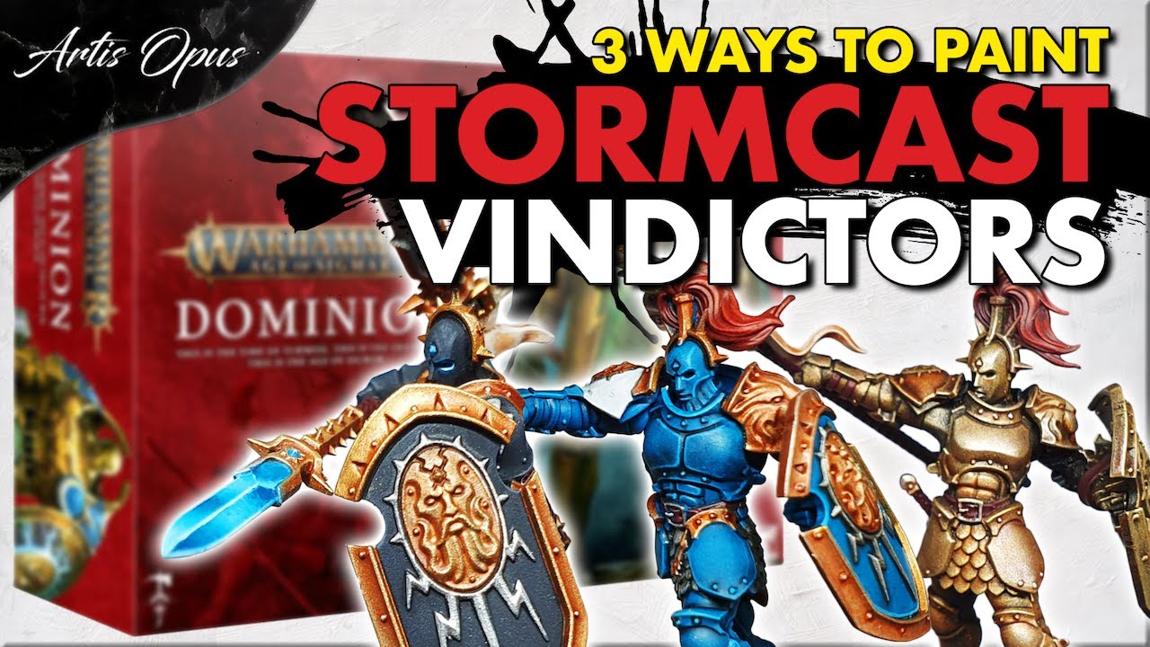 How to Paint: VINDICTORS - 3 ways | Dominion Stormcast