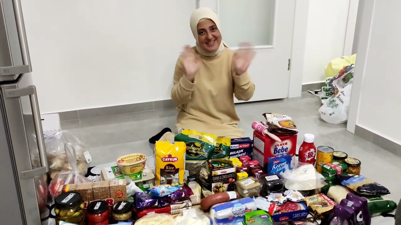 5.500 TL'LİK Aylık Market Alışverişi 💯 Market Alışverişi 💯 Bim //File//Peynirci Baba//Şok