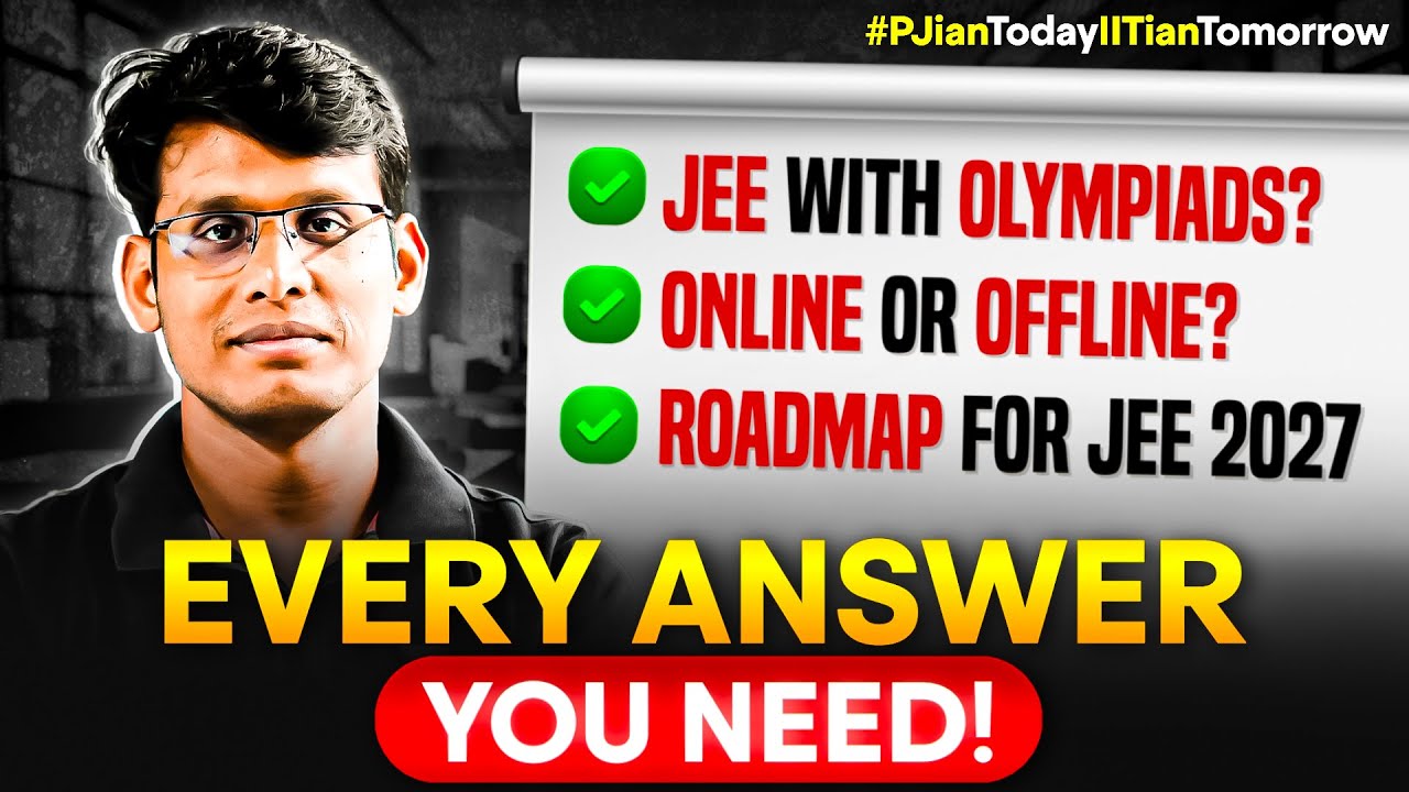 One Video, Every Answer!🎯 JEE 2027 | Prashant Jain #jee #jee2027