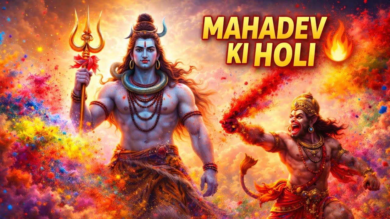 Mahadev Ki Holi 2026 🔥 Hanuman Bhakti Song | Holi Special