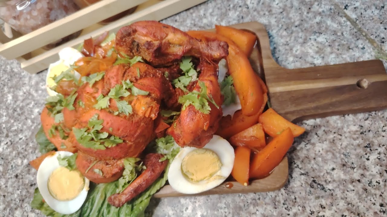 ROASTED CHICKEN | CHICKEN OVEN MADE | LAZEEZ COOK BOOK 