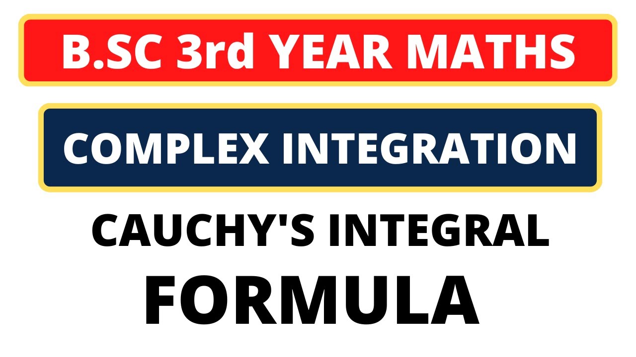 🔥Cauchy Integral Formula | Complex Integration | B.SC 3rd Year Maths (6th Sem)