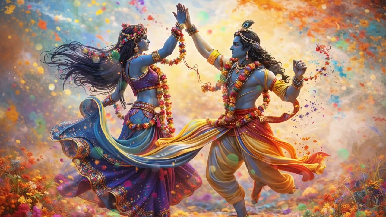 Radha Krishna Holi Song #krishna #radheradhe #radhakrishna #holisongs 