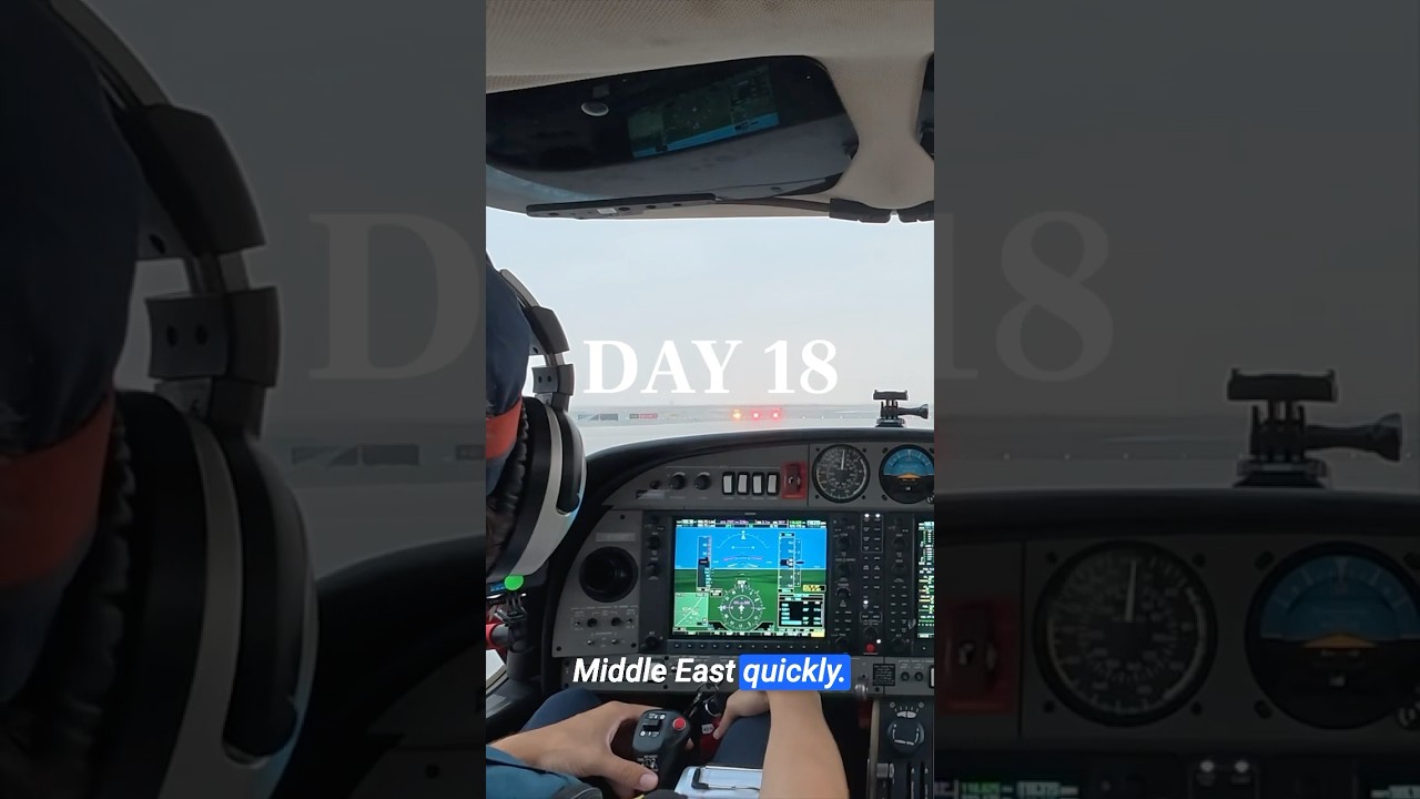 Leaving the Middle East Quickly - Day 18 of Flying Around the World #flying #aroundtheworld