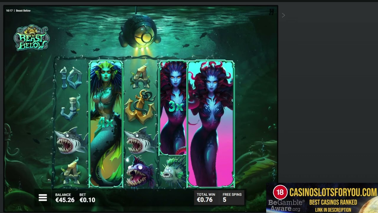 Online slots, Beast Below Hacksaw Gaming, Big WIn Bonus