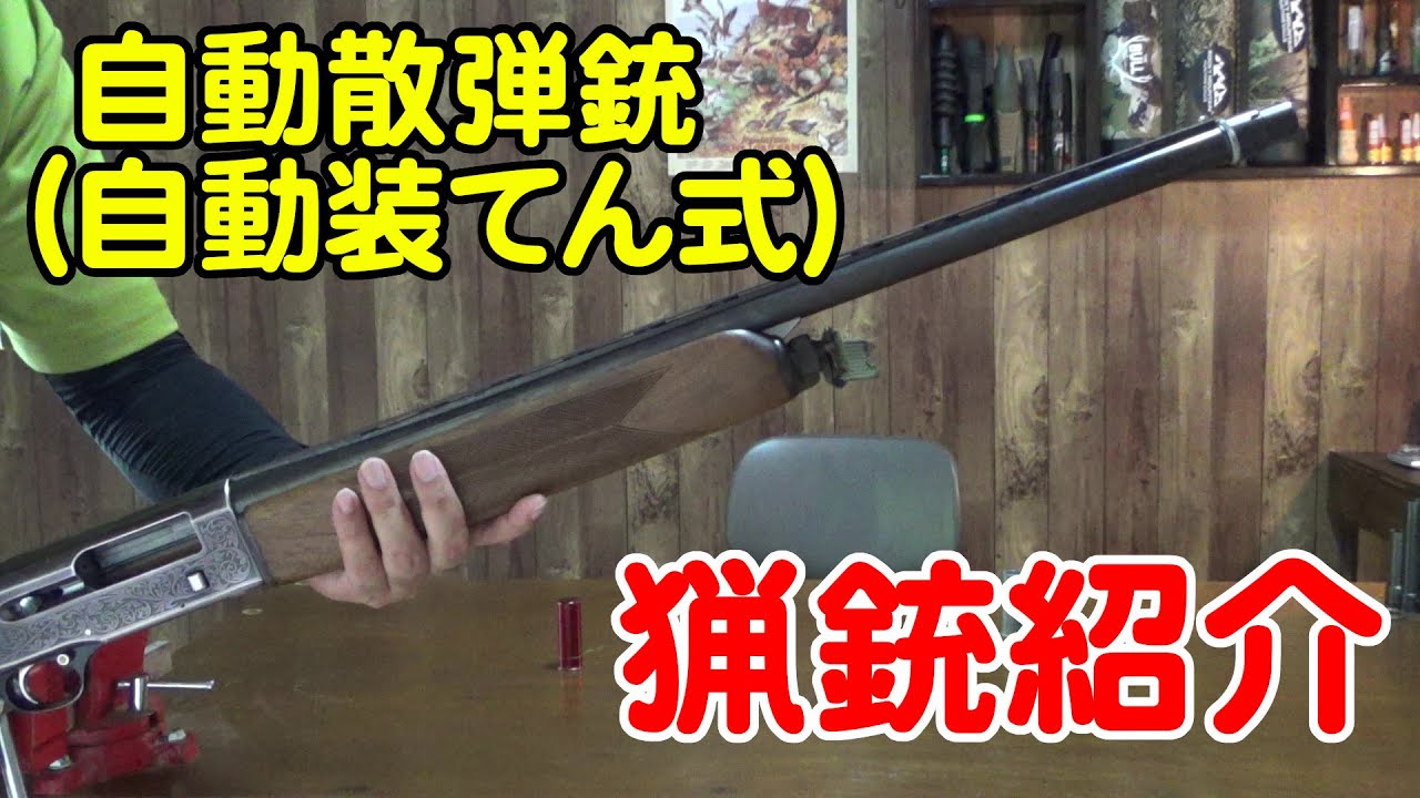 【狩猟解説】Vol.11 自動装てん式散弾銃の紹介と特徴などの簡単な解説【散弾銃】【自動銃】