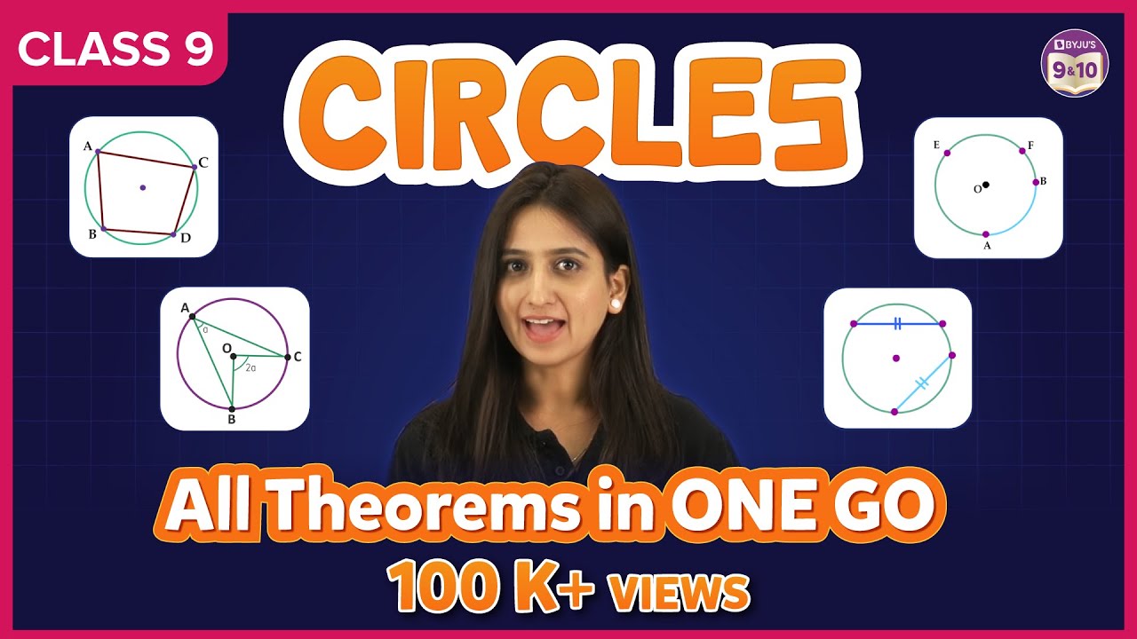 Circles in OneShot| All Theorems in ONE GO | Class 9 Chapter 9 | Maths | Arsh Ma’am | BYJU'S