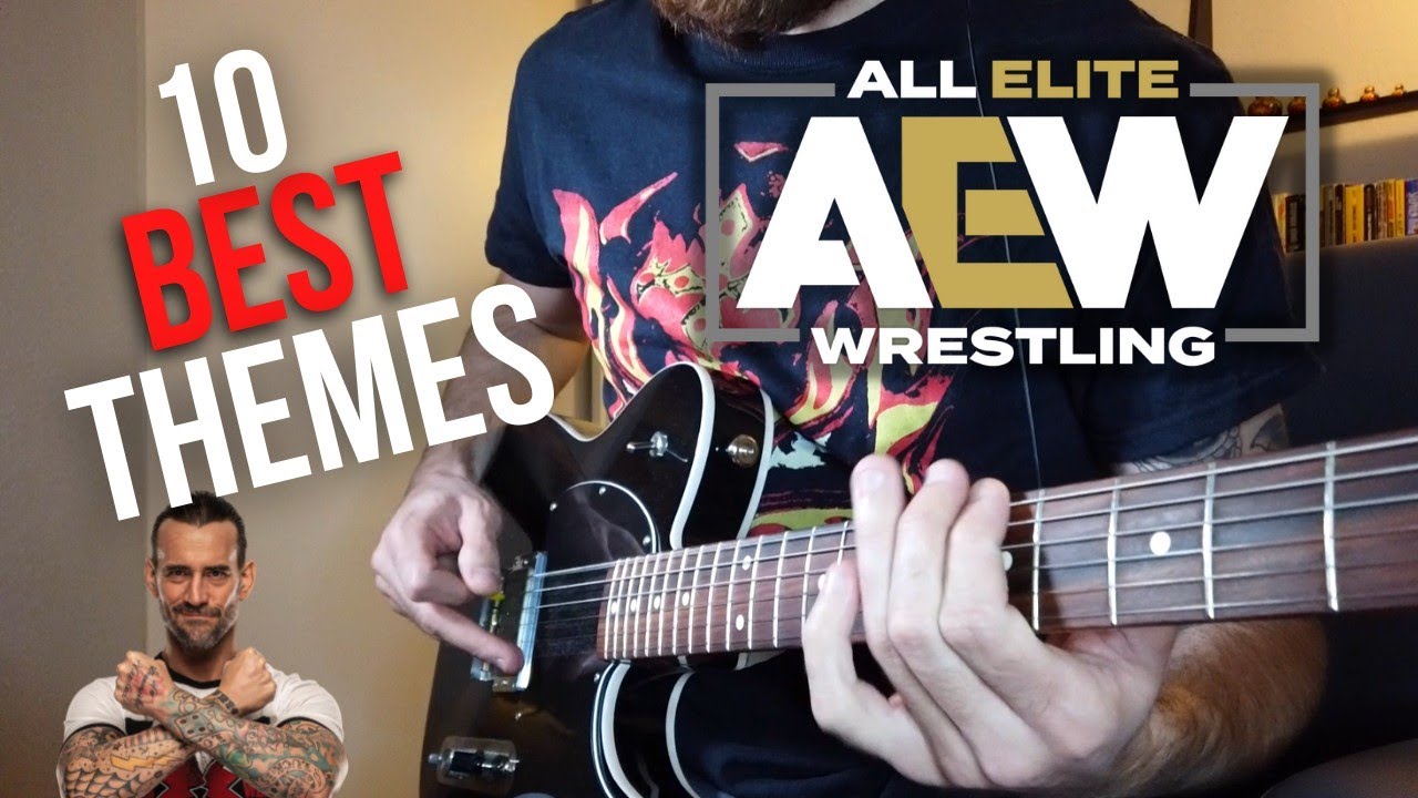 Top 10 AEW Theme Songs (Wrestling Guitar Cover)