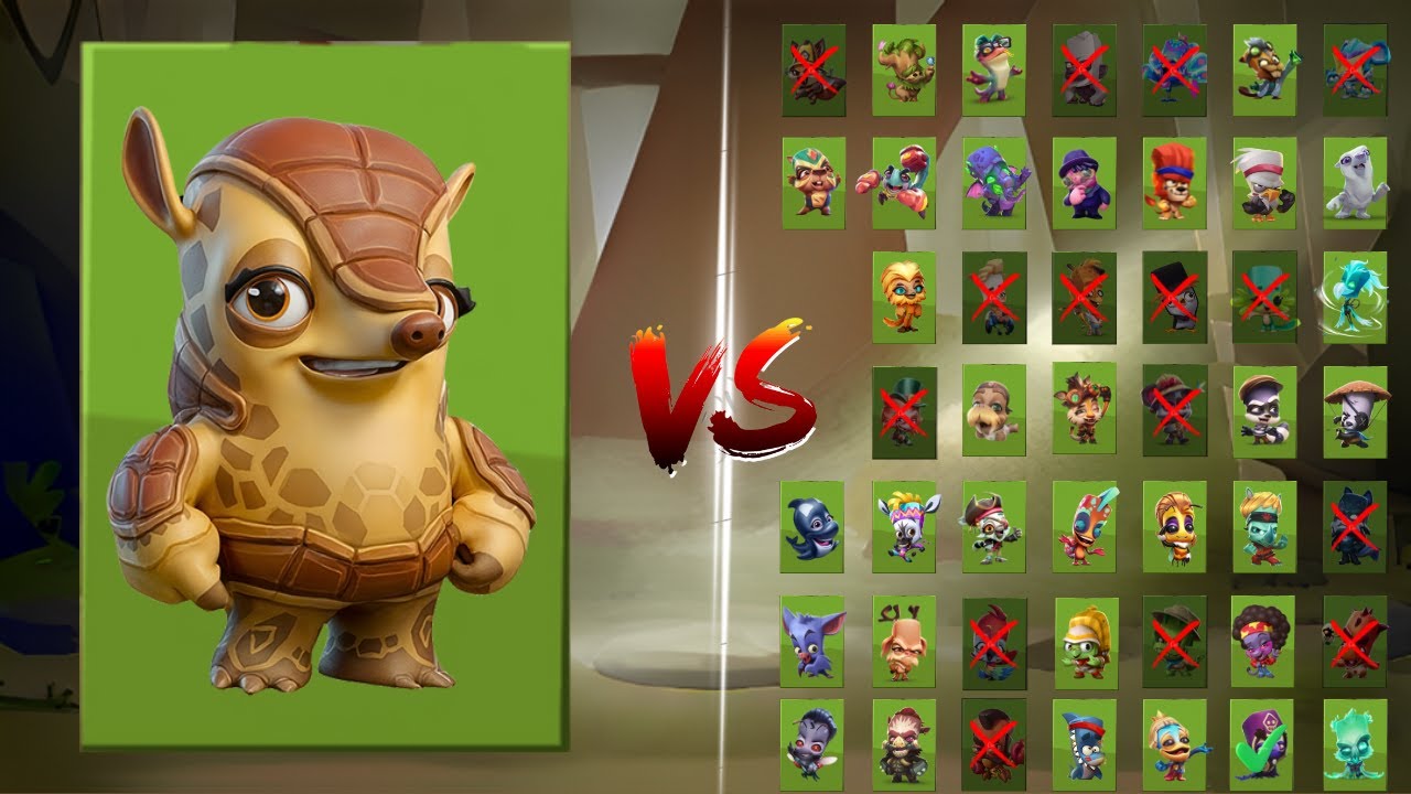 Dillo vs All Zooba Characters | Part 2 | Zooba