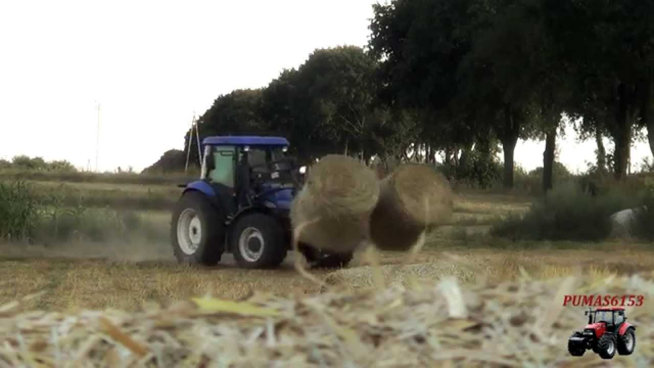 Rolowanie u Gucia - Case Maxxum 115, New Holland TD80D, Ursus c-360, Sipma