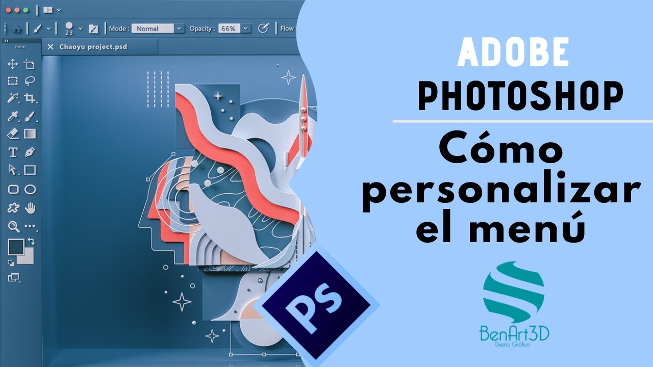 C&oacute;mo personalizar men&uacute;s en Photoshop
