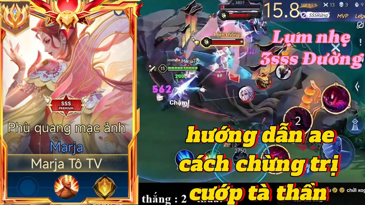 Marja đi rừng kéo slot lụm nhẹ 3 quá dễ ngay trực tiếp trên livestream #game #liênquânmobile