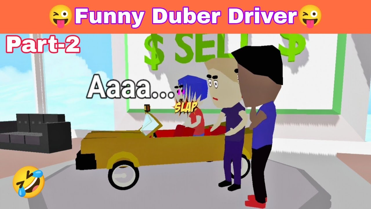 Funny Duber Driver Part#2.Dude Theft Wars Funny Moments.😂🚘😂