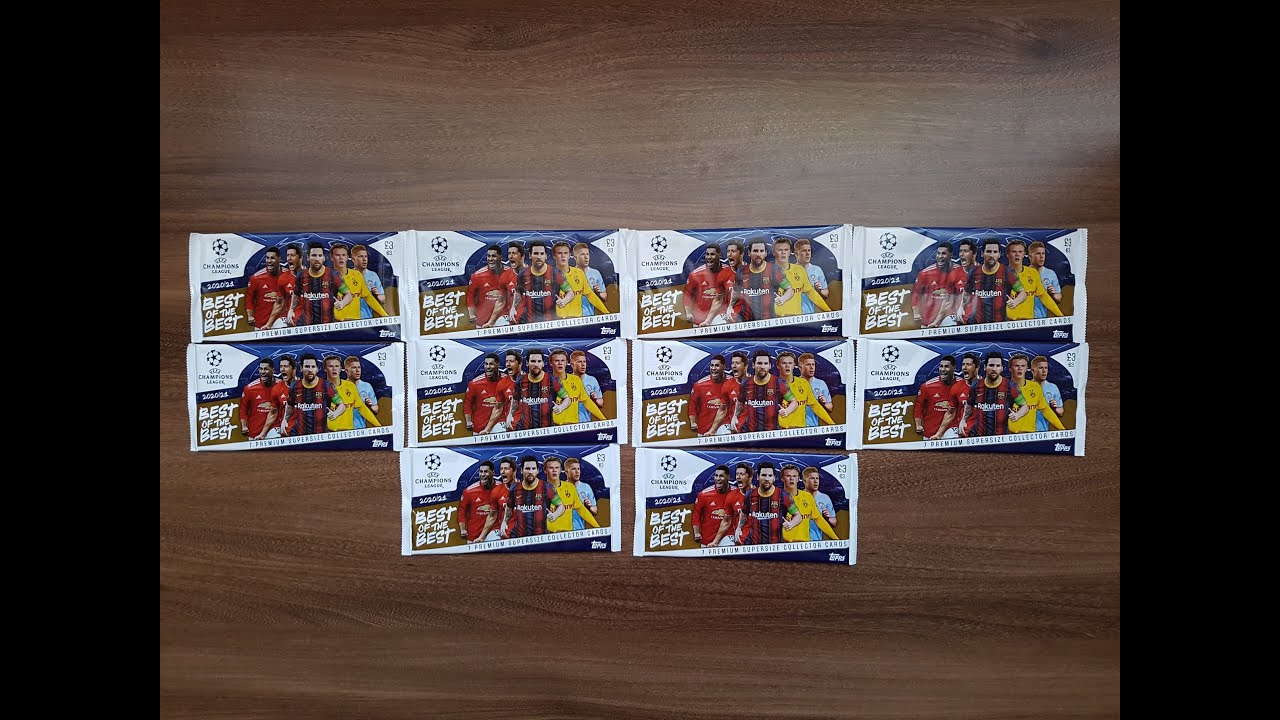 TOPPS BEST OF THE BEST CHAMPIONS LEAGUE 2020/21 - UNBOXING 10 SASZETEK - JAKIE RARYTASY WPADŁY???