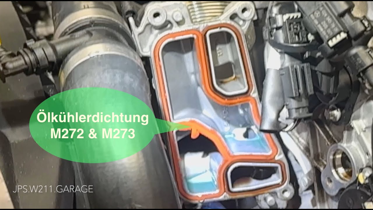 Ölkühler M27x trocken legen