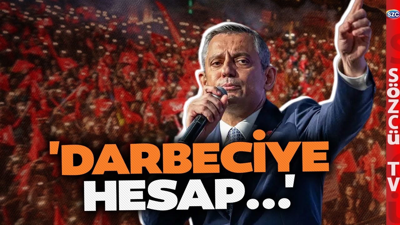 Özgür Özel'den Tarihe Geçecek Sözler! Bakırköy'de Esi Gürledi! 'Darbeciye Hesap Soracak mısınız'