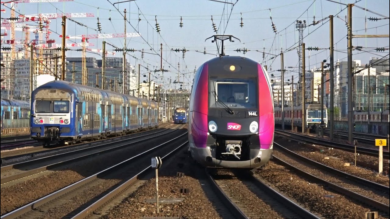 Les trains et gares de Paris en time-lapse
