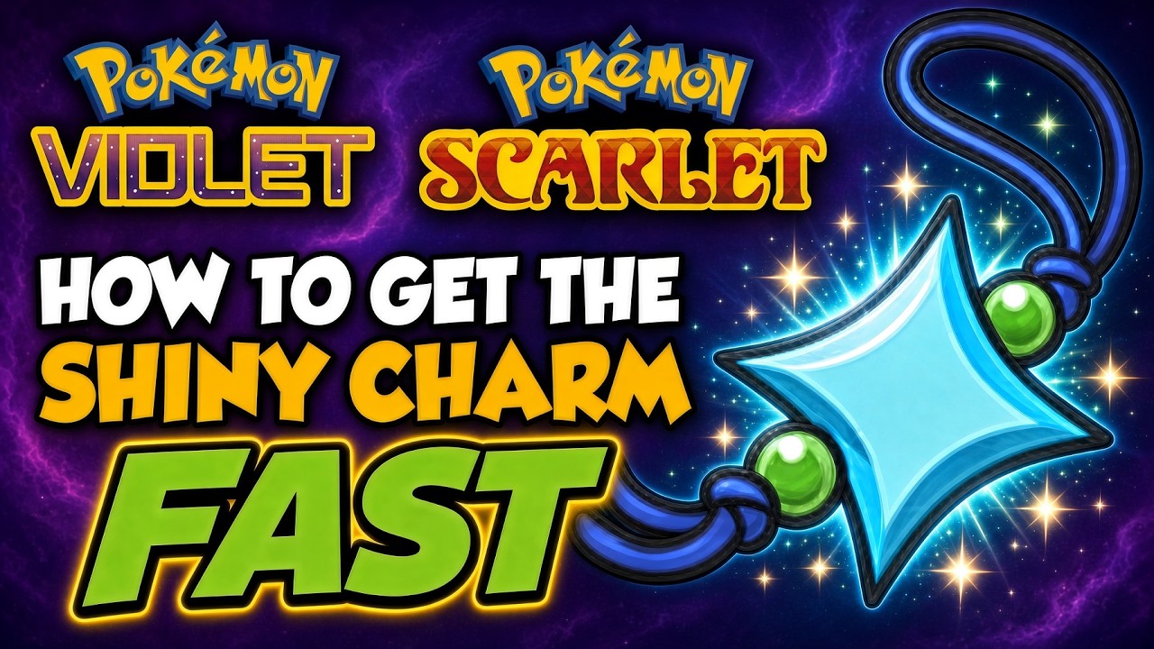 How To Get The SHINY CHARM In Pokemon Scarlet and Violet!