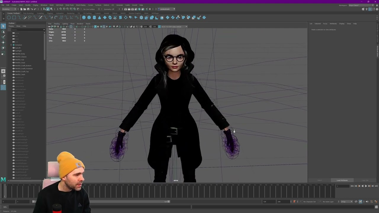 Ready Player Me to Blender to Mixamo