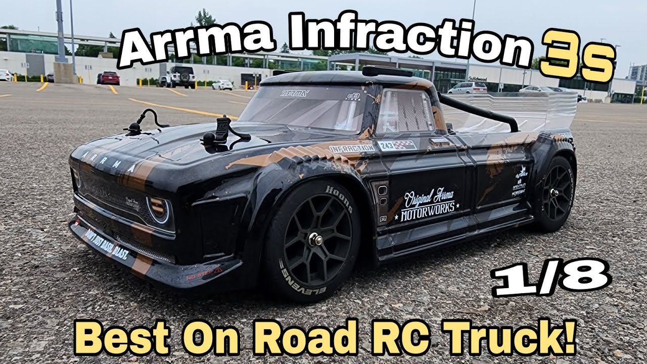 Arrma Infraction 3s! Best On Road RC Truck!!