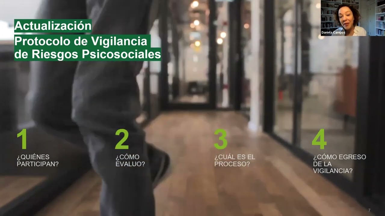 Webinar: Actualización de protocolos de riesgos psicosociales laborales