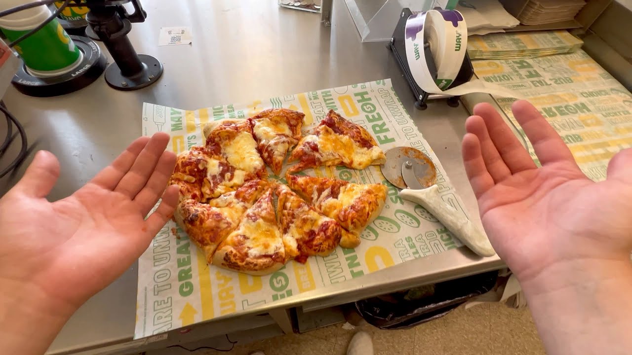 Making a Subway Pizza (from scratch)