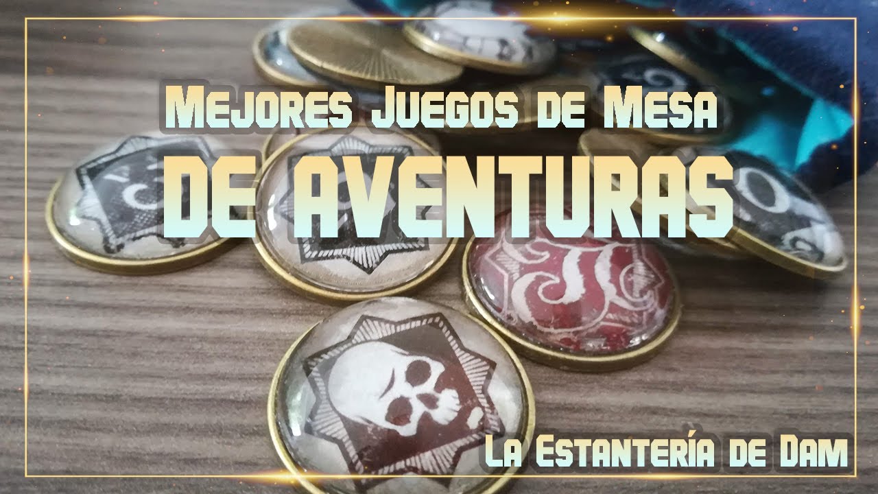 Los MEJORES Juegos de Mesa DE AVENTURAS - La Estantería de Dam #6 | Mis 100 Juegos de Mesa FAVORITOS