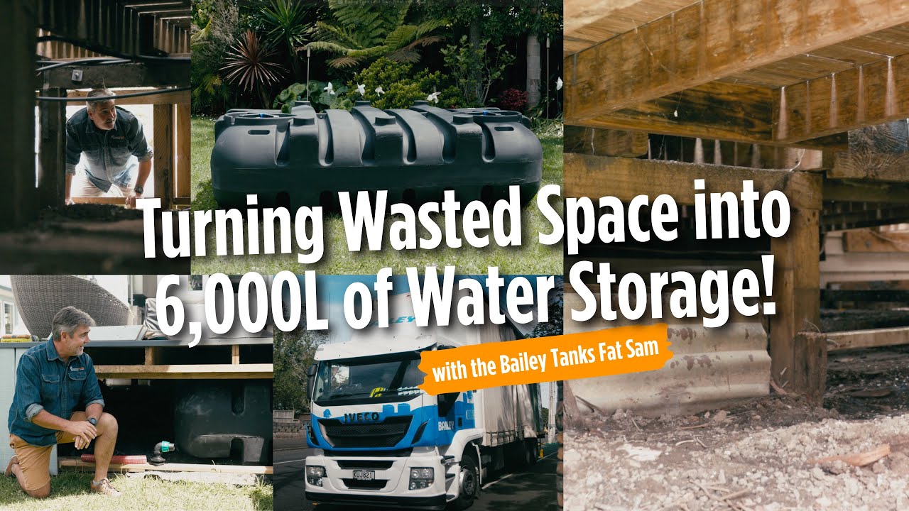 Turning Wasted Space into 6,000L of Water Storage!