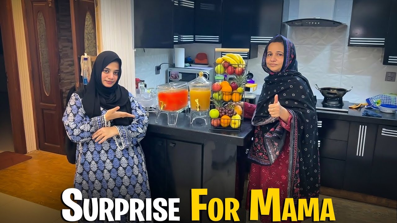Momina ne Mama ko Ramadan special gifts diye😍| Dispenser aur fruit basket Mama ko achi lagi🥹