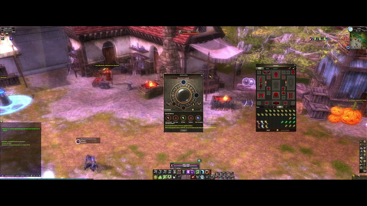Global Dekaron - Upgrading Inf. Zuto 2h Axe to +12