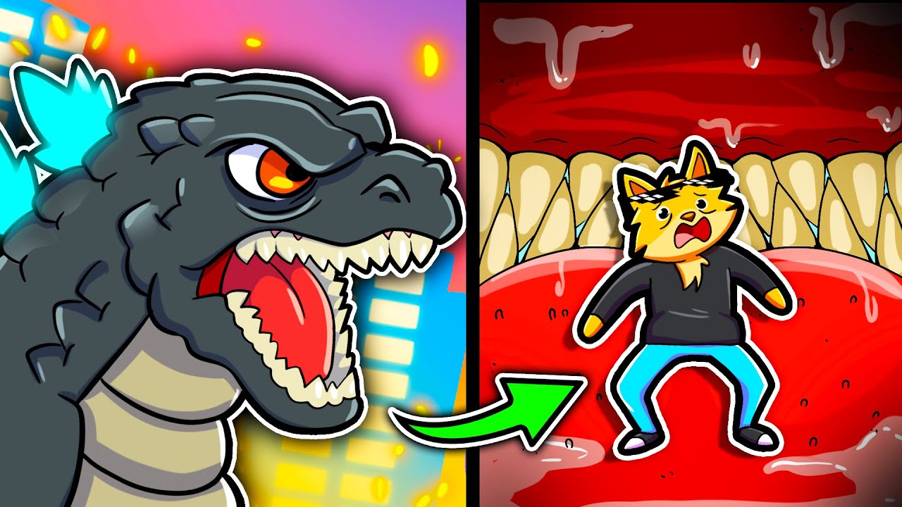 COSA SI NASCONDE DENTRO GODZILLA GIGANTE SU GMOD? HA MANGIATO DEI MOSTRI ASSURDI?! *NON CI CREDO*