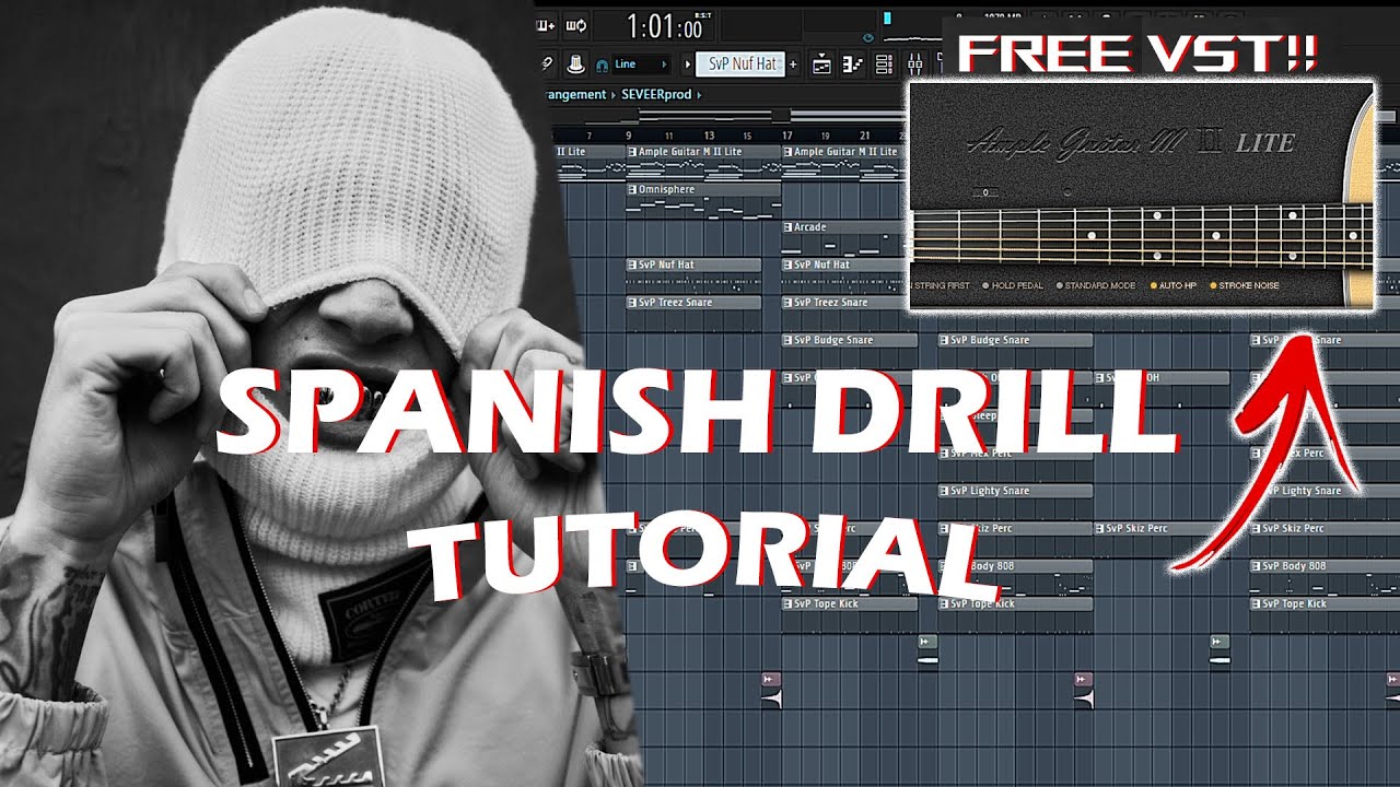 HOW I MAKE CRAZY SPANISH GUITAR DRILL BEATS!! | FL STUDIO🤬😈🔊