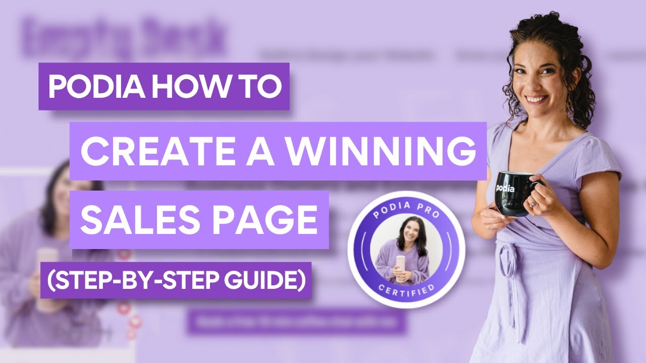 Podia How to: Create a Winning Sales Page (Step-by-Step Guide) | Brittany, Certified Podia Pro