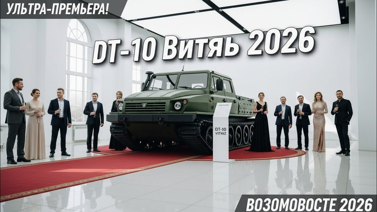 Обзор DT-10 Витязь 2026 | Мощнейший российский вездеход для экстремальных условий!