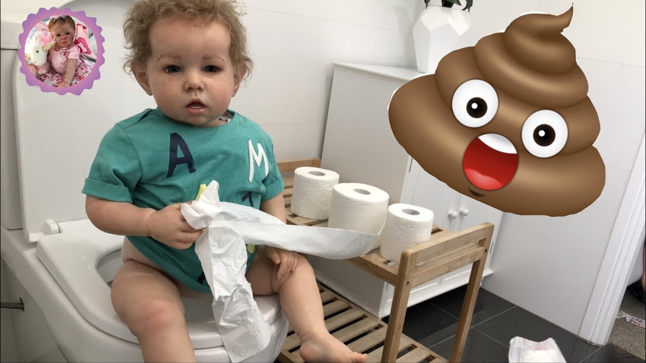*REBORN TODDLER POTTY TRAINING DAY!* With Mitchel and Natalie