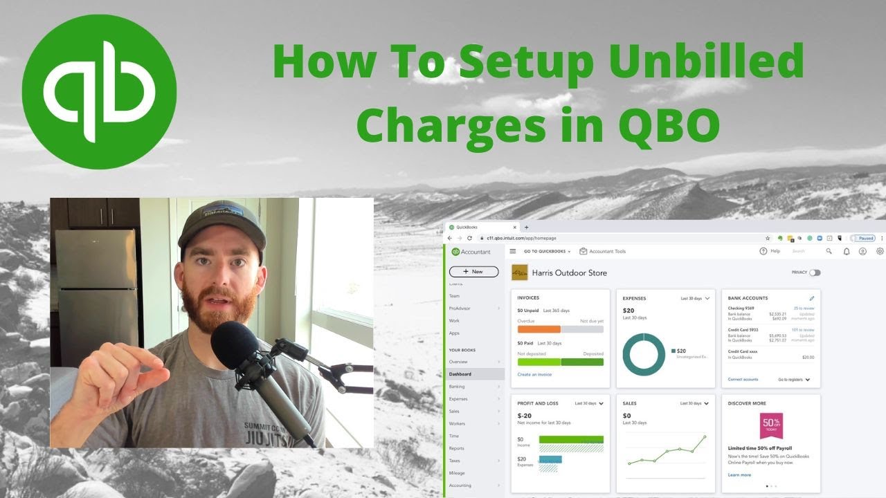 How To Set Up Unbilled Charges/Expenses in QuickBooks Online