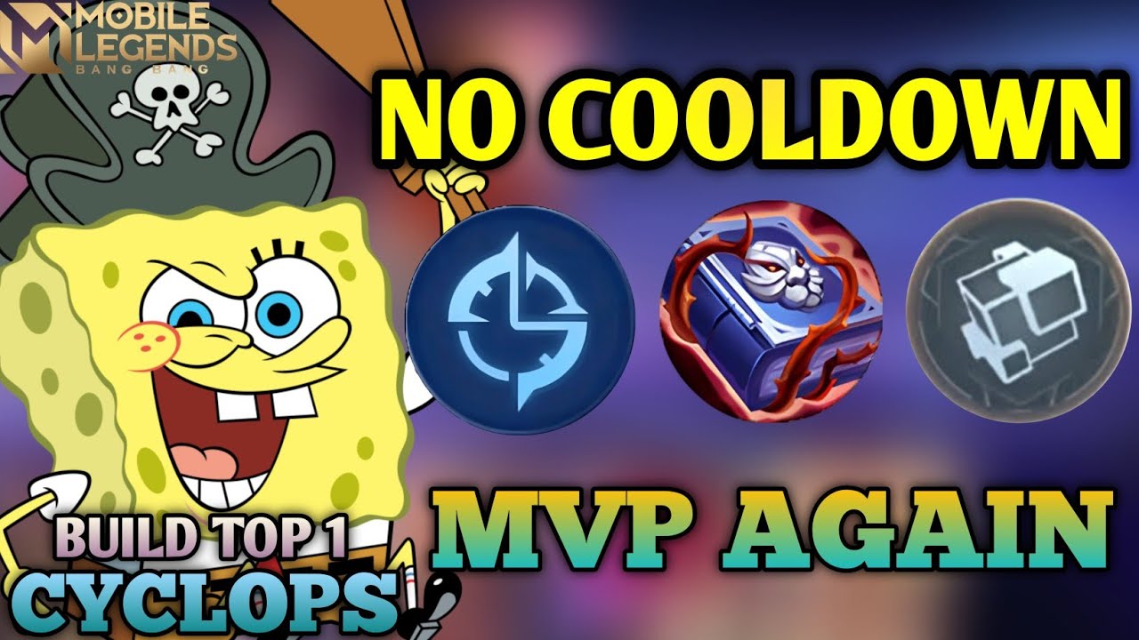 TERLALU OP🔥CYCLOPS NO COOLDOWN HANCURK4N FULL HERO META | BEST BUILD CYCLOPS 2026 - Mobile Legends